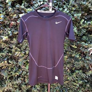 NIKE PRO COMBAT size M black compression shirt